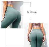 Waist Compression Push Up Pocket Leggings