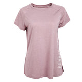 Loose Fit O-Neck Yoga Workout T-shirt Pink