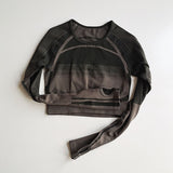 Seamless Yoga Power Top Black