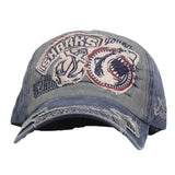 Embroidered Sharks Unisex Fishing Baseball Cap