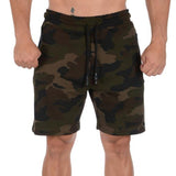 Camouflage Gym Workout Sport Cotton Shorts