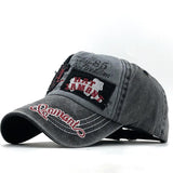 Vintage Look Gym Cotton Baseball Cap