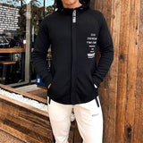 Autumn Winter Gym Sweatshirt Zipper Hoodie