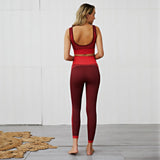 Seamless Leggings+Sport Bra Yoga Set (2pcs)