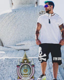 Skull Bodybuilding Short Cotton Trousers