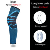 Elastic Silicon Padded Basketball Knee Support