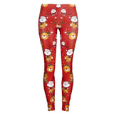 Christmas Elk Yoga Leggings