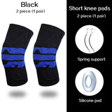 Elastic Silicon Padded Basketball Knee Support