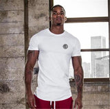 Slim Fit MG Bodybuilding T-Shirt White