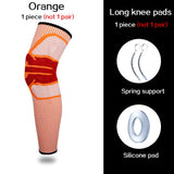 Elastic Silicon Padded Basketball Knee Support