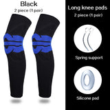 Elastic Silicon Padded Basketball Knee Support