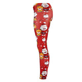 Christmas Elk Yoga Leggings