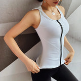 Summer Running Training Hooded Tank Top