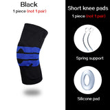 Elastic Silicon Padded Basketball Knee Support