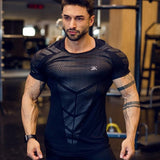 Compression Quick Dry Bodybuilding T-shirt