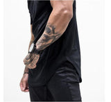 Muscle Training Cotton Mesh T-shirt