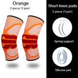 Elastic Silicon Padded Basketball Knee Support