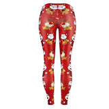 Christmas Elk Yoga Leggings