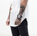 Muscle Training Cotton Mesh T-shirt