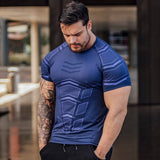 Compression Quick Dry Bodybuilding T-shirt