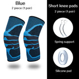 Elastic Silicon Padded Basketball Knee Support