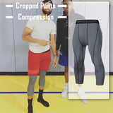 Sports Training Cropped Compression Tights