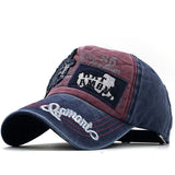Vintage Look Gym Cotton Baseball Cap