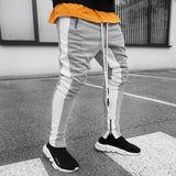 Drop Crotch Style Gym Sweatpants Gray