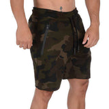 Camouflage Gym Workout Sport Cotton Shorts