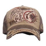 Embroidered Sharks Unisex Fishing Baseball Cap