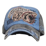 Embroidered Sharks Unisex Fishing Baseball Cap