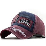 Vintage Look Gym Cotton Baseball Cap