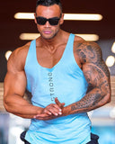 Muscle Strong Training Tank Top Light Blue