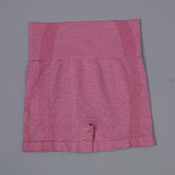 Trendy Seamless Yoga Fitness Shorts Pink