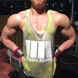 Gym Bodybuilding Workout Sling Singlet