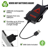 Night Running Safety LED Light USB Charge