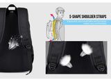 Backpack - Classic Style USB Charging Laptop Backpack
