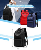 Backpack - Classic Style USB Charging Laptop Backpack