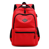 Backpack - Classic Style USB Charging Laptop Backpack