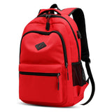 Backpack - Classic Style USB Charging Laptop Backpack