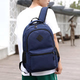 Backpack - Classic Style USB Charging Laptop Backpack