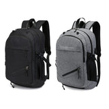 Backpack - Large Capacity Travel Backpack With USB Charge Port Earphone Hole