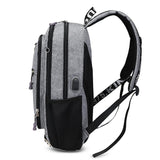 Backpack - Men's Travel Laptop Backpack With USB Charging Port