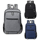 Backpack - Men's Travel Laptop Backpack With USB Charging Port