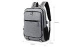 Backpack - Men's Travel Laptop Backpack With USB Charging Port