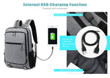 Backpack - Men's Travel Laptop Backpack With USB Charging Port