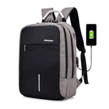 Backpack - USB Port Anti-Theft Backpack