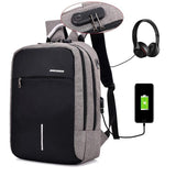 Backpack - USB Port Anti-Theft Backpack