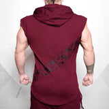 Bodybuilding Hooded Tank Top