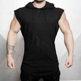 Bodybuilding Hooded Tank Top